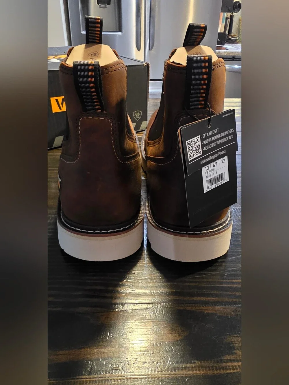 NWT Ariat Rebar Wedge Chelsea H2O Boots 13 EE